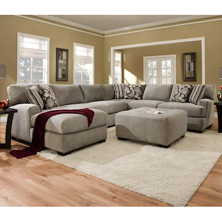 Sectional Sofa with 5+ Seats (1 is a Chaise)
